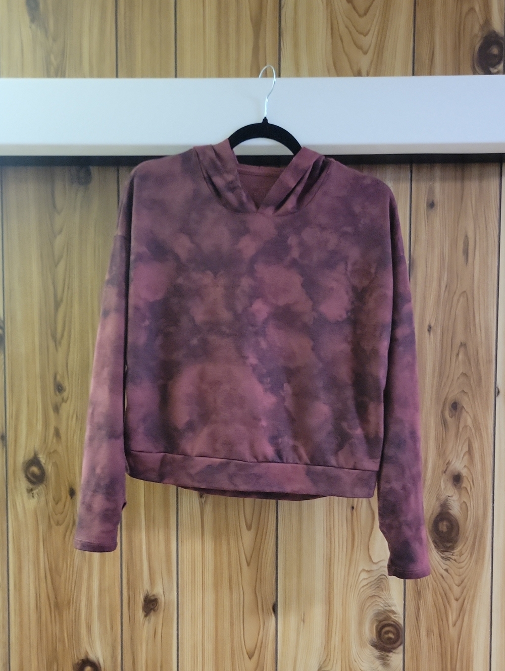 Evolution and Creation Mauve Tie-Dye Hoodie